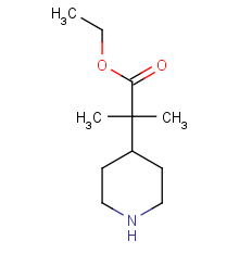 ethyl 2-methyl-2-(piperidin-4-yl)propanoate hydrochloride