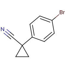 1-(4-bromophenyl)cyclopropane-1-carbonitrile