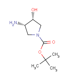 tert-butyl (3S,4R)-3-amino-4-hydroxypyrrolidine-1-carboxylate