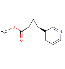 (1R,2R)-methyl 2-(pyridin-3-yl)cyclopropanecarboxylate