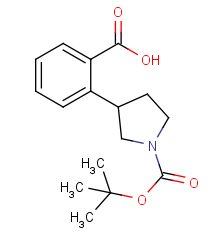 2-(1-(tert-butoxycarbonyl)pyrrolidin-3-yl)benzoic acid