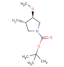 (3S,4S)-tert-butyl 3-amino-4-methoxypyrrolidine-1-carboxylate