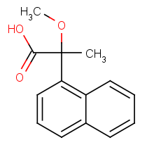 2-methoxy-2-naphthalen-1-ylpropanoic Acid