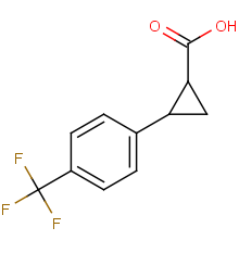 2-[4-(trifluoromethyl)phenyl]cyclopropanecarboxylic acid