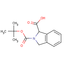 2-[(2-methylpropan-2-yl)oxycarbonyl]-1,3-dihydroisoindole-1-carboxylic Acid