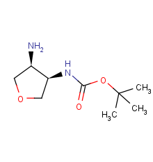 tert-butyl ((3R,4S)-4-aminotetrahydrofuran-3-yl)carbamate