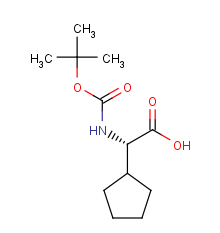 (2s)-2-cyclopentyl-2-[(2-methylpropan-2-yl)oxycarbonylamino]acetic Acid