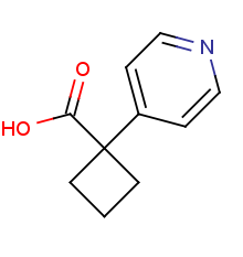 1-pyridin-4-ylcyclobutane-1-carboxylic Acid