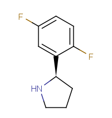 (2r)-2-(2,5-difluorophenyl)pyrrolidine