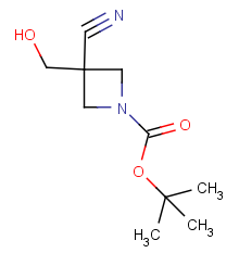 tert-butyl 3-cyano-3-(hydroxymethyl)azetidine-1-carboxylate