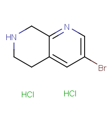 3-bromo-5,6,7,8-tetrahydro-1,7-naphthyridine dihydrochloride