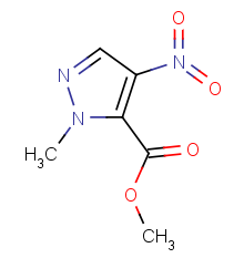 methyl 1-methyl-4-nitro-1H-pyrazole-5-carboxylate