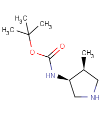 tert-butyl (3S,4S)-4-Methylpyrrolidin-3-ylcarbamate