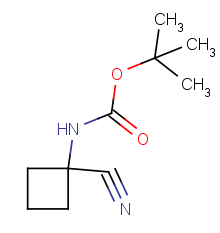 (1-Cyano-cyclobutyl)-carbamic acid tert-butyl ester