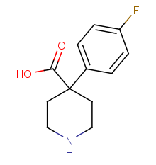4-(4-fluorophenyl)piperidine-4-carboxylic acid hydrochloride
