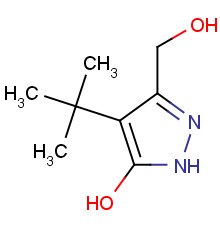4-tert-butyl-5-(hydroxymethyl)-1,2-dihydropyrazol-3-one
