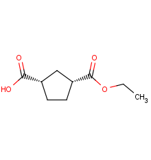 Cis-3-(ethoxycarbonyl)cyclopentane-1-carboxylic acid