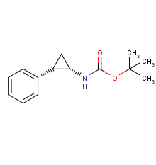 tert-butyl(1R,2R)-2-phenylcyclopropyl)carbamate,rel