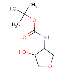 tert-butyl (4-hydroxytetrahydrofuran-3-yl)carbamate
