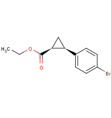 ethyl (1S,2R)-2-(4-bromophenyl)cyclopropane-1-carboxylate