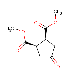 1,2-cyclopentanedicarboxylic acid, 4-oxo-, dimethyl ester, (1R,2S)-rel-