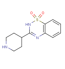3-piperidin-4-yl-4h-1λ6,2,4-benzothiadiazine 1,1-dioxide