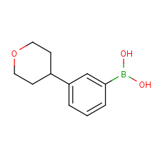 (3-(tetrahydro-2H-pyran-4-yl)phenyl)boronic acid