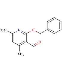 2-(benzyloxy)-4,6-dimethylpyridine-3-carbaldehyde