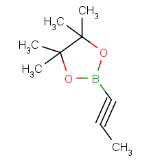 4,4,5,5-tetramethyl-2-(prop-1-yn-1-yl)-1,3,2-dioxaborolane