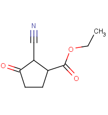 ethyl 2-cyano-3-oxocyclopentanecarboxylate