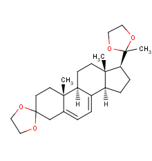 3,20-bis(ethylenedioxy)pregna-5,7-diene