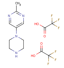 2-methyl-5-(piperazin-1-yl)pyrimidine bis(2,2,2-trifluoroacetate)