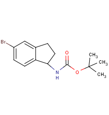 tert-butyl (5-bromo-2,3-dihydro-1H-inden-1-yl)carbamate