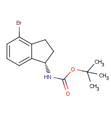 tert-butyl (S)-(4-bromo-2,3-dihydro-1H-inden-1-yl)carbamate