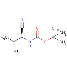 tert-butyl (S)-(1-cyano-2-methylpropyl)carbamate