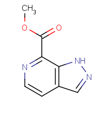 methyl 1H-pyrazolo[3,4-c]pyridine-7-carboxylate