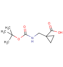 1-(((tert-butoxycarbonyl)amino)methyl)cyclopropanecarboxylic acid