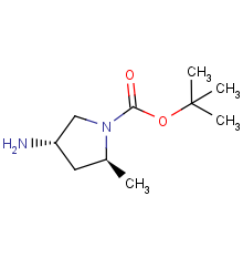 (2S,4S)-tert-Butyl 4-amino-2-methylpyrrolidine-1-carboxylate