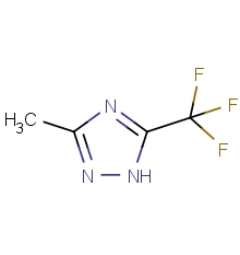 3-methyl-5-(trifluoromethyl)-1H-1,2,4-triazole