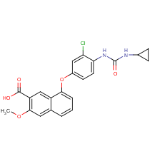 4-(3-chloro-4-(3-cyclopropylureido)phenoxy) -7-methoxyquinoline-6-carboxylic acid