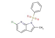 6-chloro-2-methyl-1-(phenylsulfonyl)-1H-pyrrolo[2,3-b]pyridine